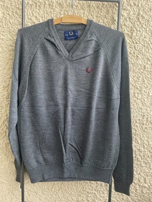 Fred Perry lambswool sweater / jumper 38