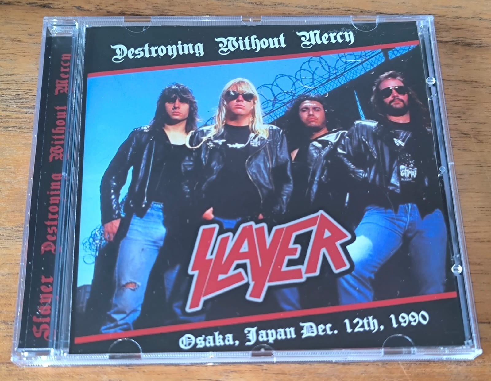 slayer destroying without mercy Osaka Japan 1990 CD THRASH