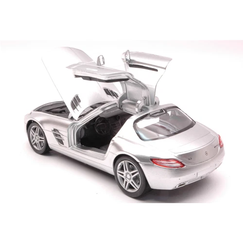 MERCEDES SLS AMG 2010 SILVER 1:24 New Ray Auto Stradali Nuevo Modelo - Imagen 2 de 3