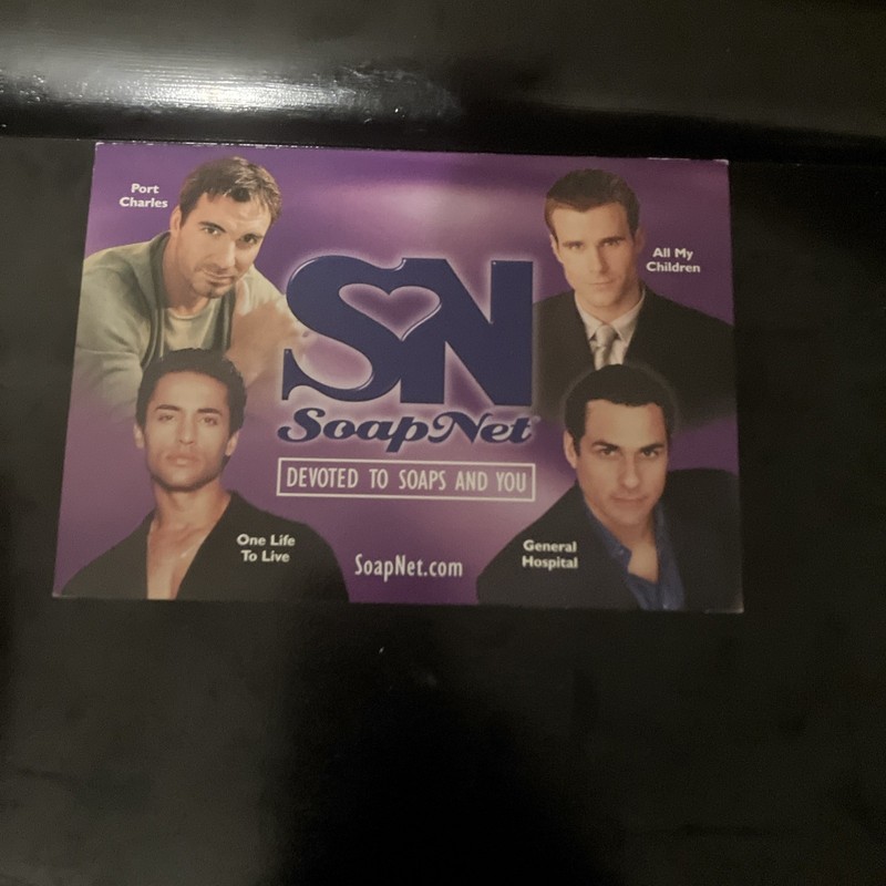 Postcard Devoted To Soaps And You SoapNet Homo erotic gay RARE Vintage Affordabl