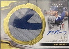 2024 Topps Five Star MAX MUNCY Jumbo Prime Game Used Auto Patch 16/50 