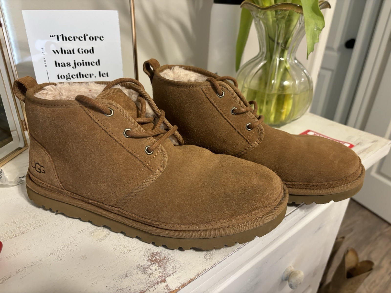 UGG Australia Neumel Chestnut Boots for Men, Size 11 - Brown