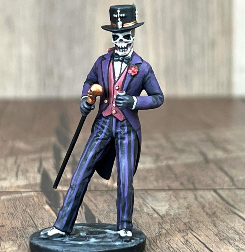 Baron☆様 Miniature Baron Saturday, Haitian Voodoou Baron Samedi Figurine