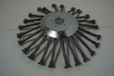 Wonderful 10" Steel Wire Weeding Brush Wheel Derusting Attachment 250mm Trimmer