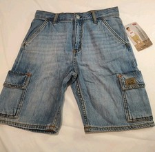 Levi's 511 14 R Boys Adjustable Waistband Denim Shorts