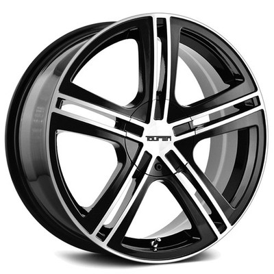 Touren TR62 16x7 4x100/4x4.5'' +40mm Black/Machined Wheel Rim 16'' Inch