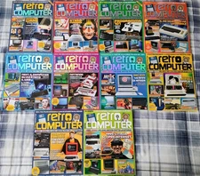 RETRO COMPUTER numeri 0 - 9 collezione completa rivista italiana NUOVI