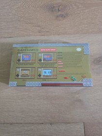 Nintendo Game & Watch Super Mario Bros Handheld Console Clock - New Sealed