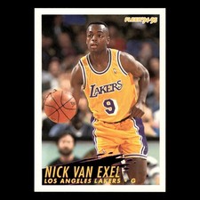 Nick Van Exel #113 1994-95 Fleer Los Angeles Lakers Basketball Card NBA