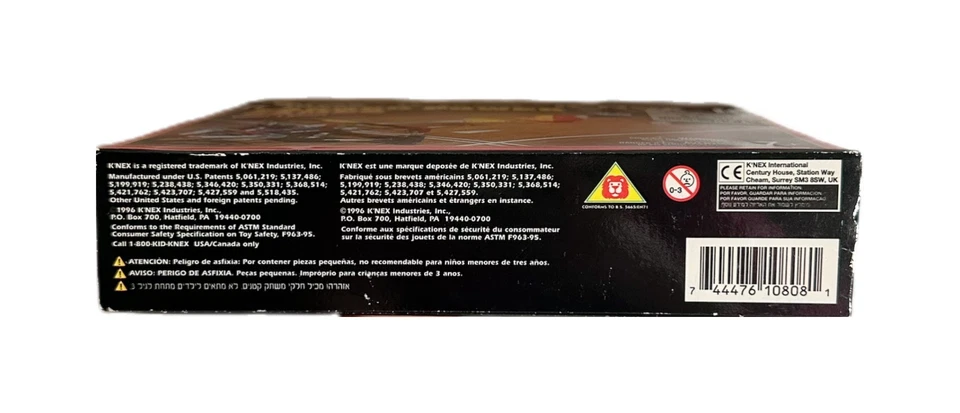 🎯 K'NEX Launch Power Games 10808 (1996) 🚀 116pcs • Build 3 Games • NEW SEALED - Image 3 of 4