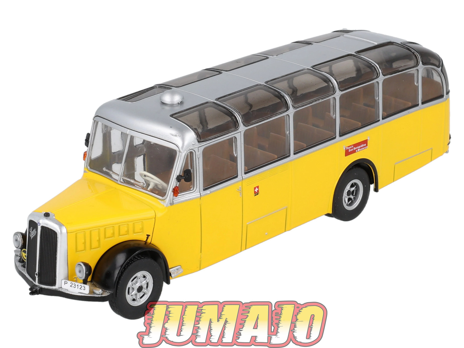 Autobus SAURER L4C 1/43 pour diorama et vitrine - Modèle réduit San Bernardino