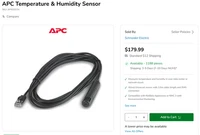 APC AP9335TH Temperature & Humidity Sensor – Wired Universal RJ45 for Data Cente