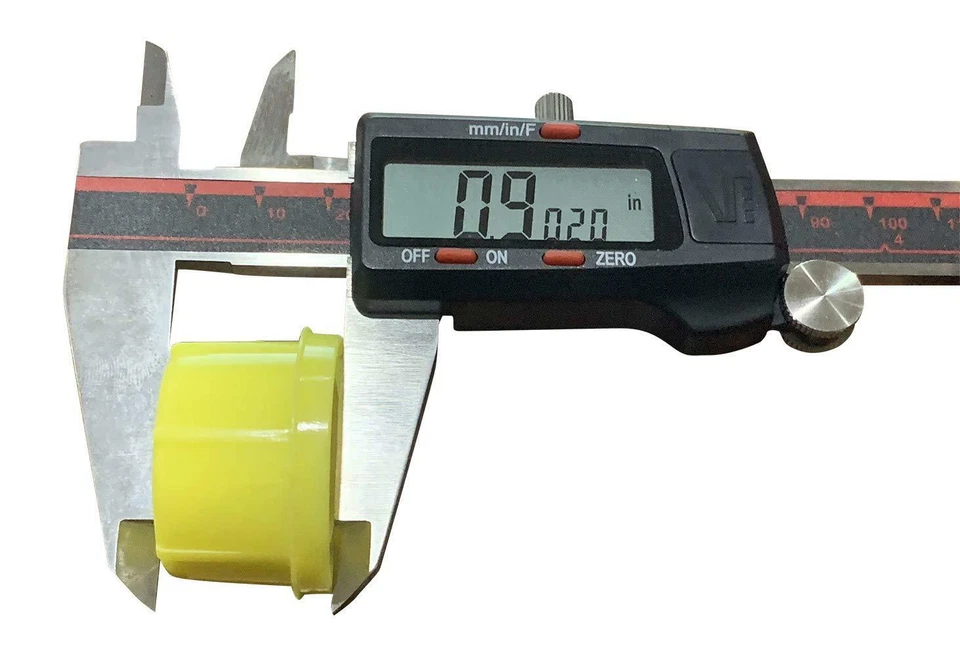 KP37 - PACK OF 4 BLITZ YELLOW SPOUT CAP FITS SELF-VENTING GAS CAN SPOUTS - Image 2 of 4