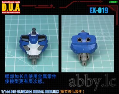 for HG 1/144 XVX-016RN Aerial Rebuild Resin Heighten Details