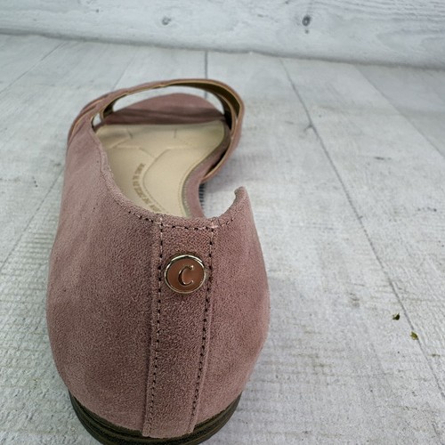 Sam Edelman Circus BELINDA Blush Pink D'Orsay Flat Open Toe Shoes Sz 7 M EU 37 - Picture 17 of 22