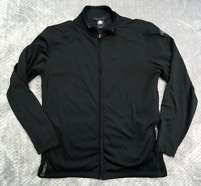 Nike ACG Jacket Mens Medium Black Sphere Full Zip Stretch Lined Run Golf VTG Y2K