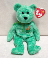 Ty Beanie Babies KILLARNEY Irish Bear Plush Toy 8.5   St. Patrick's Day 2003