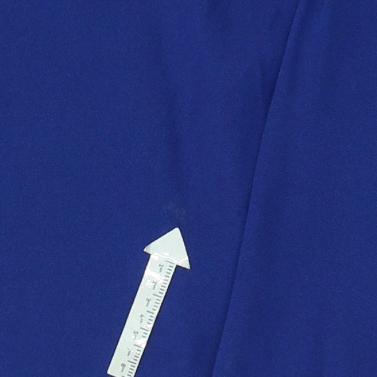 Abito Yves Saint Laurent Vintage Designer Donna Blu Manica Lunga Scollo a V Profondo