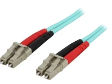 StarTech.com A50FBLCLC3 9.8 ft [3 m] 10 Gb Aqua Multimode 50/125 Duplex LSZH Fib