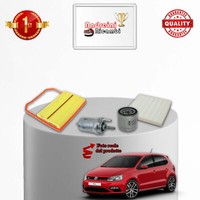 Kit Wartung 4 Filter VW Polo V 6R 1.0 55KW 75PS Ab 2014