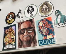 Big Lebowski The Dude STICKERS (8) Ultimate Variety Pack *WORLDWIDE 🌐 SHIPPING*