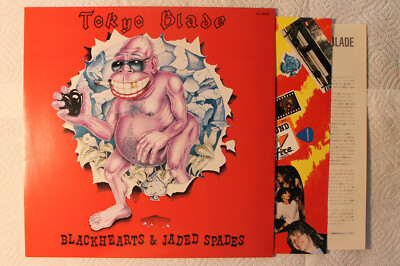 Tokyo Blade - Blackhearts & Jaded Spades Japanese orig' Victor LP
