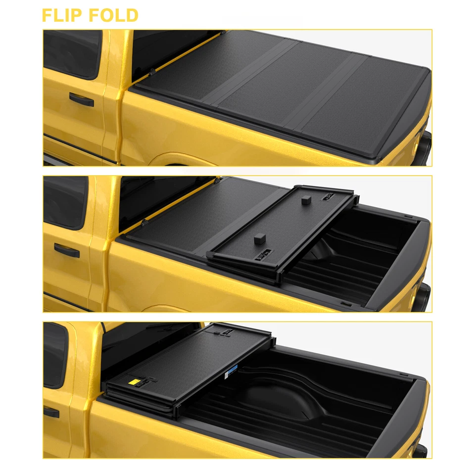 6ft Hard Tonneau Cover Fiberglass For 1983-2011 Ford Ranger 1994-10 Mazda B2300 Foto 2 de 4