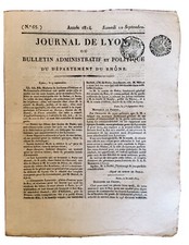 1814 Saint Domingue îles du Vent Port au Prince Louis 18 Empire Rome