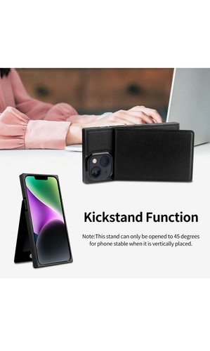 iPhone 14 Plus Case iPhone 14 Plus Wallet Case with Card Holder Flip - 第 3/7 張圖片