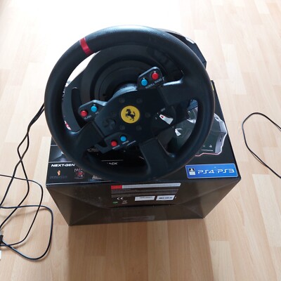 Thrustmaster T300 Ferrari GTE Wheel mit T3PA-Pedalset + CONICAL RUBBER BRAKE MOD