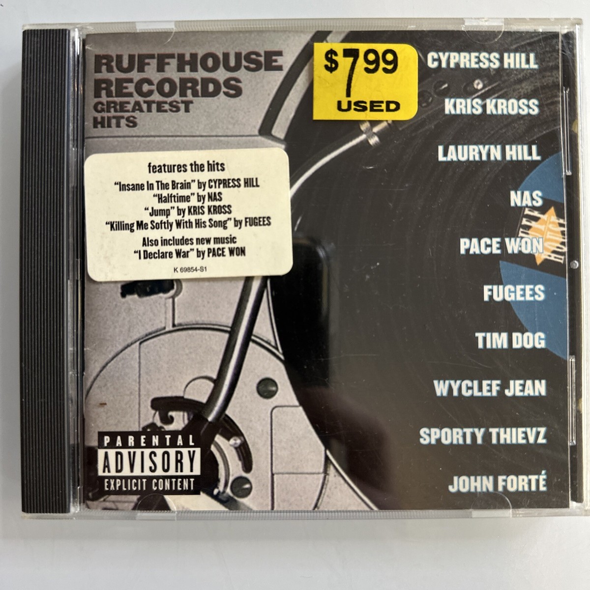 Various Artists: Ruffhouse Records: Hip Hop Hit List (The Ruff Stuff): CD: Promo Various Artists: Ruffhouse Records: Hip Hop Hit List (The Ruff Stuff): CD: Promo