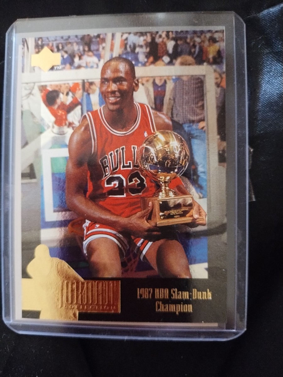 Upper Deck Gold Promo#JC5 Michael Jordan 1987 NBA Slam-Dunk