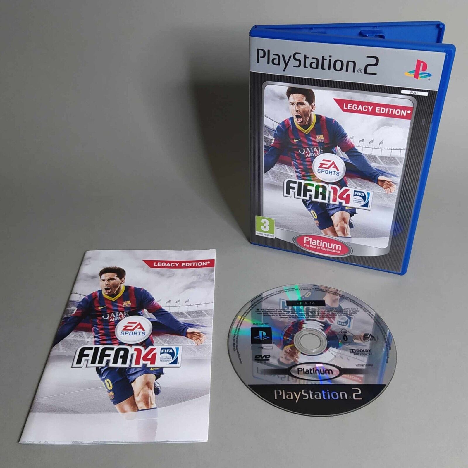 Fifa 14 Edicion Legado (PlayStation 2, PS2) Complete US VERSION SHIPS SAME  DAY!!