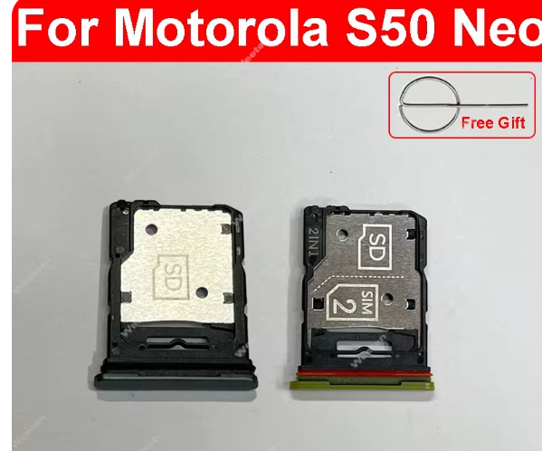 For Motorola MOTO S50 Neo XT2427-4 Sim Card Slot Card Reader