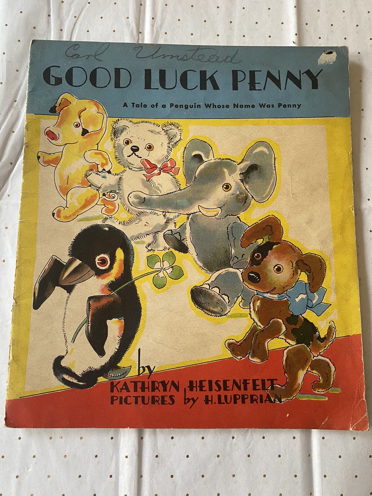 1939 Good Luck Penny By Kathryn Heisenfelt A Tale Of A Penguin Paperback Book