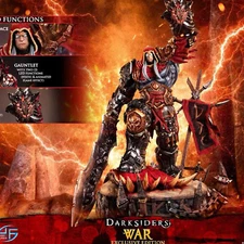 First 4 Figures Darksiders War Statue Figure Resin Model Collectible Limited LED