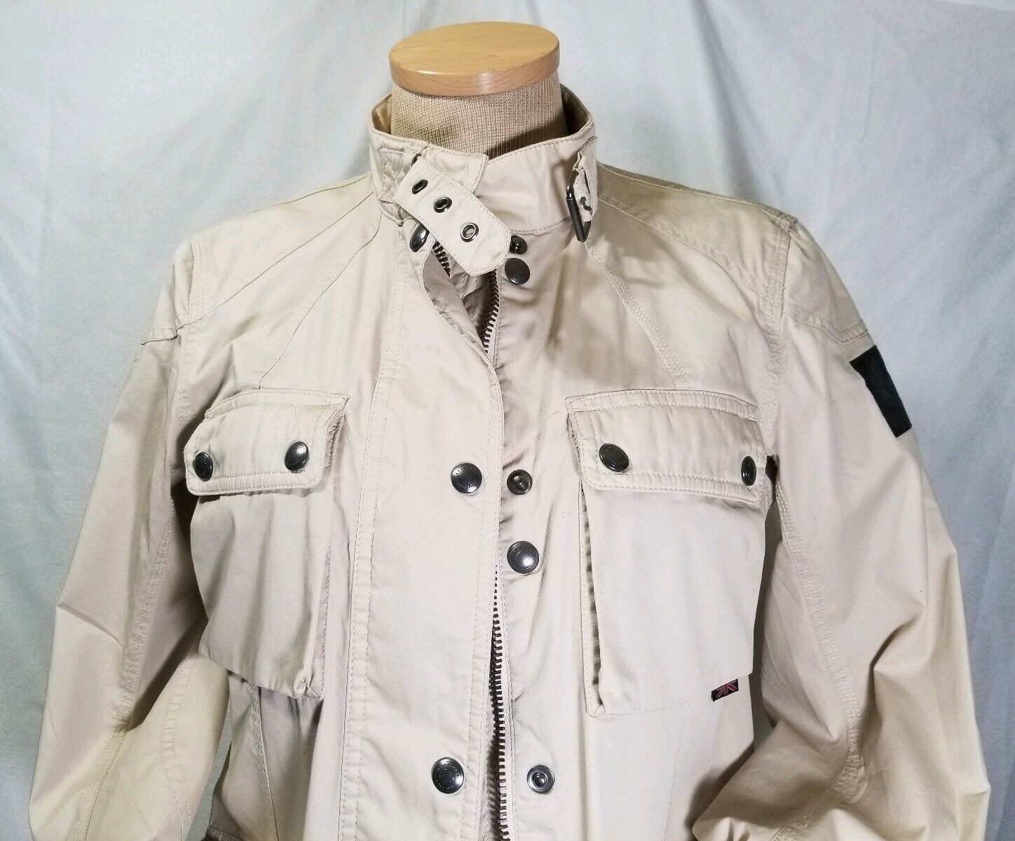 BELSTAFF Roadmaster Jacket ladies Size 42 Waxed Cotton Motorcycle 2012 Lined