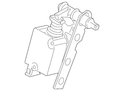 Actuador de liberación del portón trasero izquierdo para Land Rover LR4 LR3 2005-2016 (N/P FUG500130)