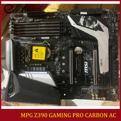 FOR MSI MPG Z390 GAMING PRO CARBON AC DDR4*4 LGA1151 128GB Motherboard Test OK