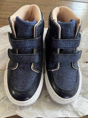 New Tucker + Tate Girl Jewel Glitter High Top Sneakers Navy