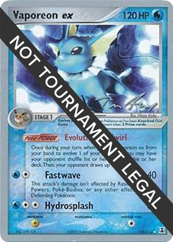 Vaporeon ex 110/113 World Championship Decks