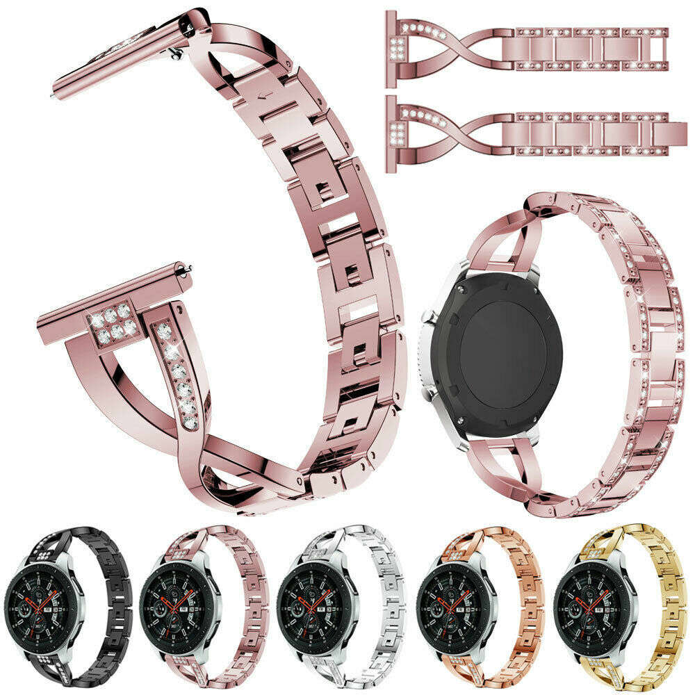 For Samsung Galaxy Watch Active 2 40mm 44mm Stainless Band Wrist Strap