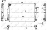 NRF 53114 KüHler, MotorküHlung For Alfa Romeo