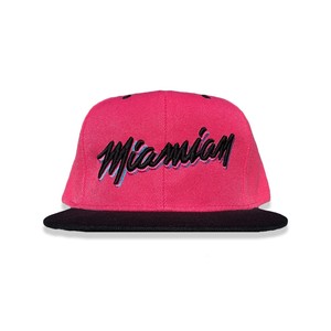 pink and black snapback hats