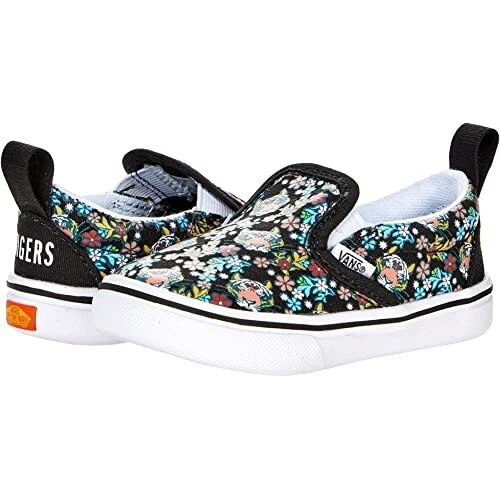 Vans Protect Tigers floreale ComfyCush Discovery slip on ragazze taglia bambini