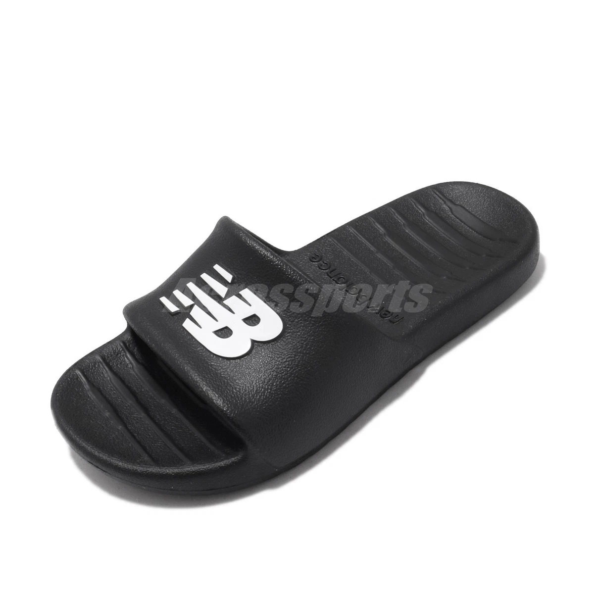New Balance 100 Black White Kid Preschool Sandals Slides Slippers YT100BK M