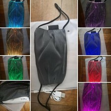 7 Color LED Light up Face Masks USB Rechargeable INCLUDES PM 2.5 FILTER.