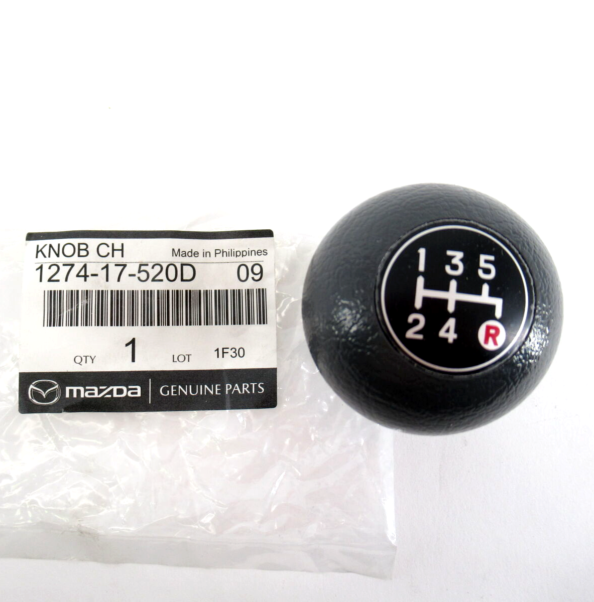 Genuine OEM Mazda 1274-17-520D-09 5 Speed M/T Shift Knob | eBay