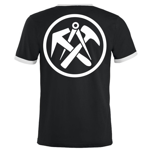 Herren TShirt Nur Gott ist über uns DER DACHDECKER Handwerk Zunft Wappen S - 8XL - Bild 13 von 13