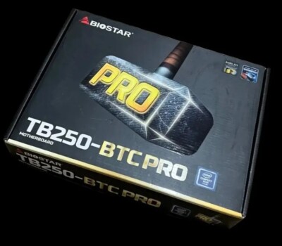 BIOSTAR Mainboard/ Motherboard TB250-BTC PRO OVP -  TB250-BTC PRO